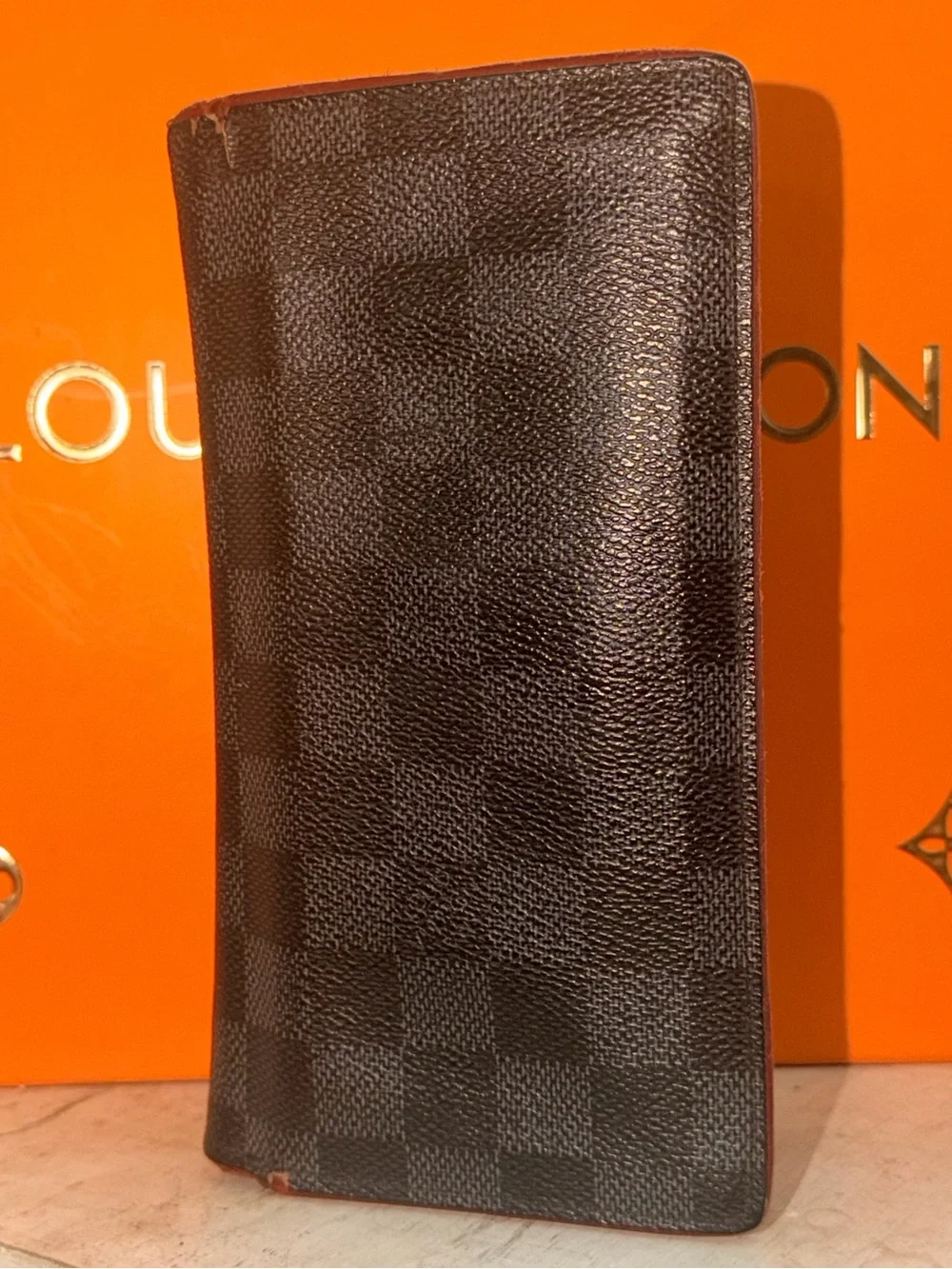 Louis Vuitton Brazza Damier Ebene  Long Wallet - 2-toned leather